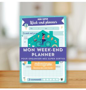 Mon week-end planner pour organiser mes super sorties Mémoniak